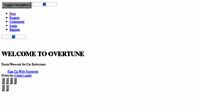 What Overtune.io website looked like in 2018 (6 years ago)