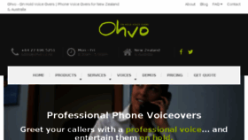 What Ohvo.co.nz website looked like in 2018 (6 years ago)