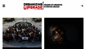 What Organizingupgrade.com website looked like in 2018 (5 years ago)