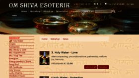 What Om-shiva-esoterik.at website looked like in 2018 (5 years ago)