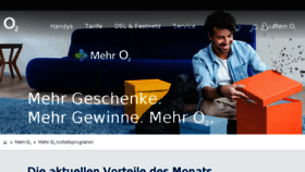 What O2more.de website looked like in 2018 (6 years ago)