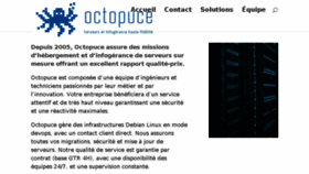 What Octopuce.fr website looked like in 2018 (5 years ago)