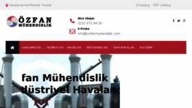 What Ozfanmuhendislik.com website looked like in 2018 (5 years ago)