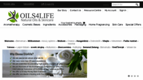 What Oils4life.co.uk website looked like in 2018 (5 years ago)