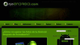 What Ojoandroid.com website looked like in 2018 (5 years ago)