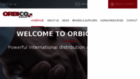 What Orbico.com website looked like in 2018 (5 years ago)