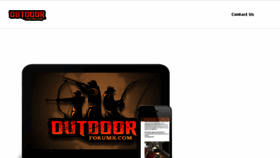 What Outdoorforums.com website looked like in 2018 (6 years ago)