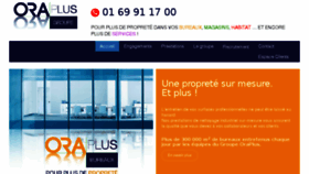 What Ora-plus.com website looked like in 2018 (5 years ago)