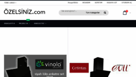 What Ozelsiniz.com website looked like in 2018 (7 years ago)