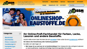 What Onlineshop-baustoffe.de website looked like in 2018 (5 years ago)