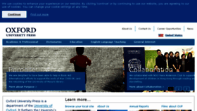 What Oup.co.uk website looked like in 2018 (5 years ago)