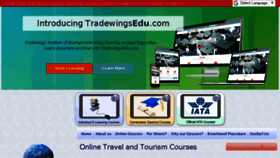 What Onlinetraveledu.com website looked like in 2018 (6 years ago)