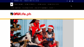 What Ofwlife.ph website looked like in 2018 (5 years ago)