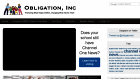 What Obligation.org website looked like in 2018 (5 years ago)