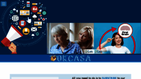 What Okcasa.net website looked like in 2018 (5 years ago)