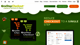 What Onepagecheckout.com website looked like in 2018 (5 years ago)