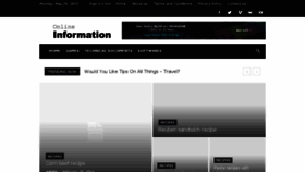 What Onlineinformation.org website looked like in 2018 (5 years ago)
