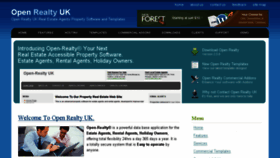What Open-realty.co.uk website looked like in 2018 (5 years ago)