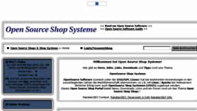 What Open-source-shop-systeme.de website looked like in 2018 (5 years ago)