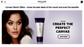 What Oriflame.co.in website looked like in 2018 (5 years ago)