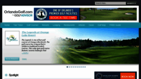What Orlandogolf.com website looked like in 2018 (5 years ago)