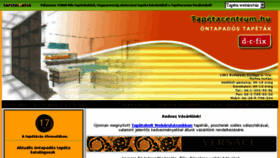 What Ontapadostapeta.hu website looked like in 2018 (5 years ago)