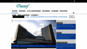 What Ouestaf.com website looked like in 2018 (5 years ago)