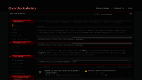 What Overclockaholics.com website looked like in 2018 (5 years ago)