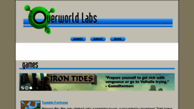 What Overworldlabs.com website looked like in 2018 (5 years ago)