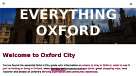 What Oxfordcity.co.uk website looked like in 2018 (5 years ago)