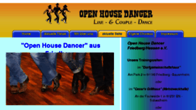 What Open-house-dancer.de website looked like in 2018 (5 years ago)