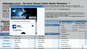 What Osimulate.com website looked like in 2018 (5 years ago)