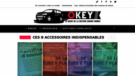 What Okey.fr website looked like in 2018 (5 years ago)