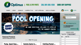What Optimusparts.com website looked like in 2018 (7 years ago)