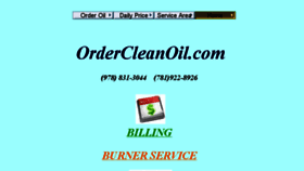 What Ordercleanoil.com website looked like in 2018 (5 years ago)