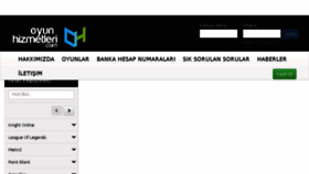 What Oyunhizmetleri.com website looked like in 2018 (5 years ago)
