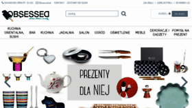 What Obsessed.pl website looked like in 2018 (5 years ago)