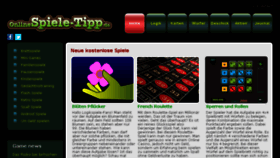 What Onlinespiele-tipp.de website looked like in 2018 (5 years ago)