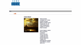 What Ondine.net website looked like in 2018 (5 years ago)