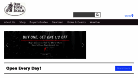 What Oldetownebicycles.com website looked like in 2018 (5 years ago)