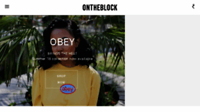 What Ontheblockshop.com website looked like in 2018 (5 years ago)