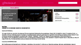 What Owulacja.pl website looked like in 2018 (5 years ago)