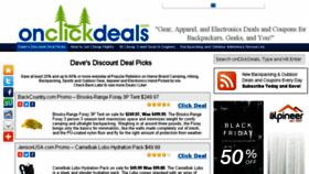 What Onclickdeals.com website looked like in 2018 (5 years ago)