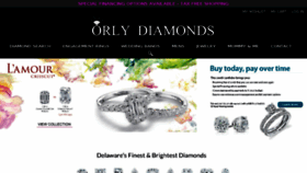 What Orlydiamonds.com website looked like in 2018 (5 years ago)