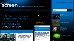 What Onyourscreen.de website looked like in 2018 (5 years ago)