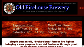What Oldfirehousebrewery.com website looked like in 2018 (5 years ago)