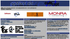 What Optiker.de website looked like in 2018 (5 years ago)