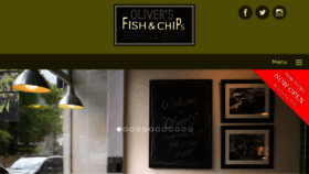 What Oliversfishandchips.com website looked like in 2018 (5 years ago)
