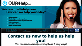 What Olifehelp.com website looked like in 2018 (5 years ago)