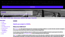 What Oasis.ac.uk website looked like in 2018 (5 years ago)